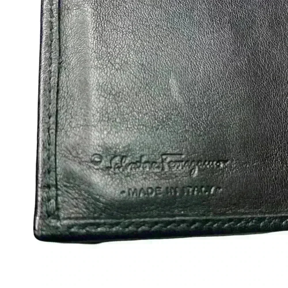 Salvatore Ferragamo Black Long Wallet